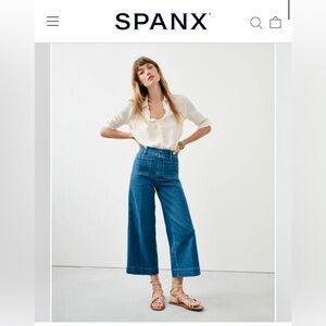 SPANXshape™ EveryWear
Cropped Wide Leg Jeans with Patch Pockets